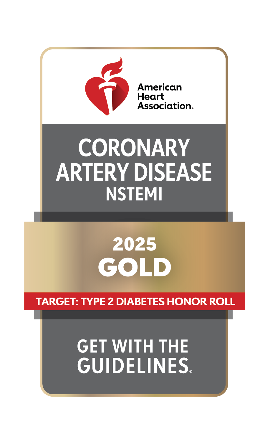 Coronary artery disease gold award